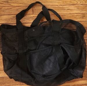 Black Mesh Beach Bag